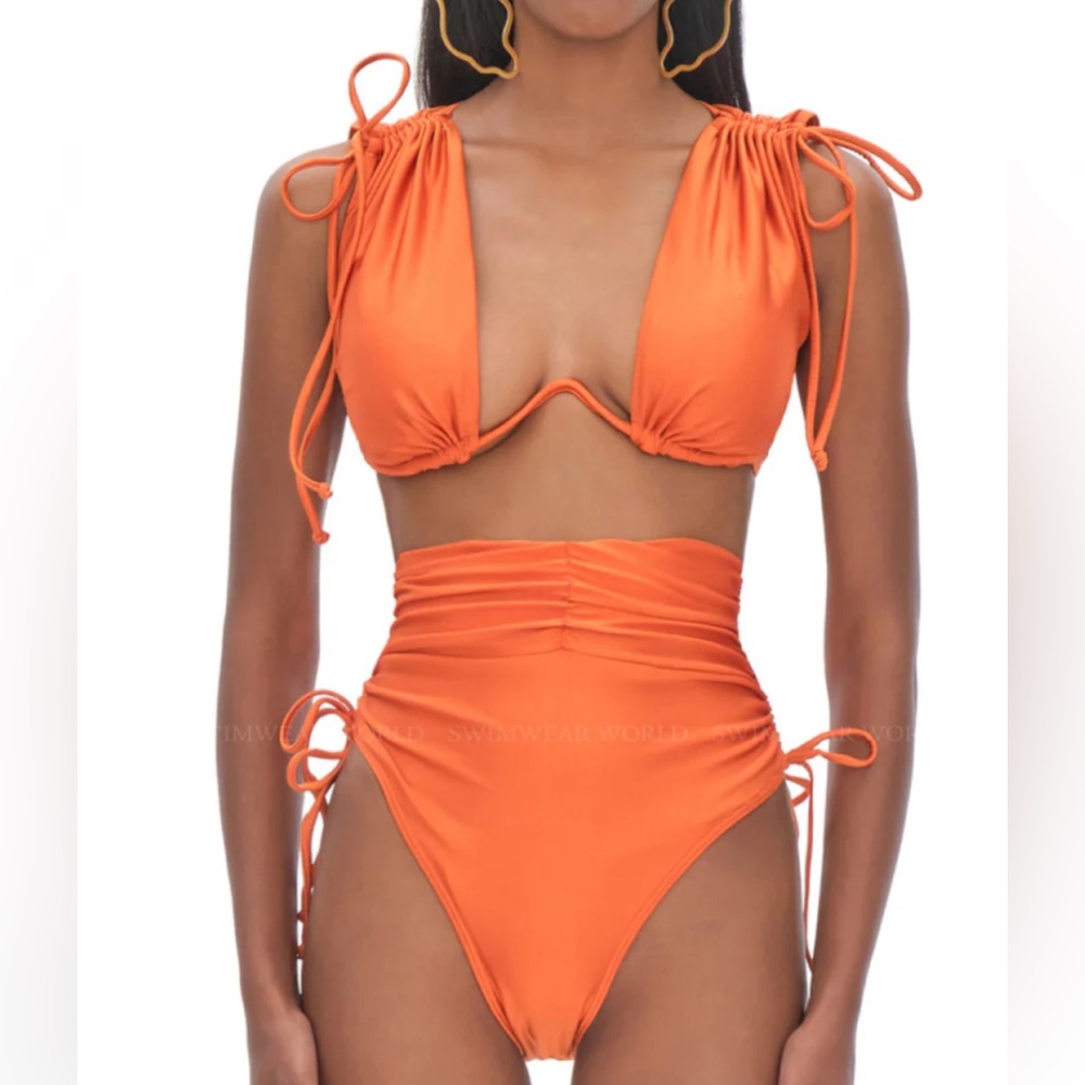 New without tags. Never worn. ANDREA IYAMAH
MENASA HIGH RISE BIKINI